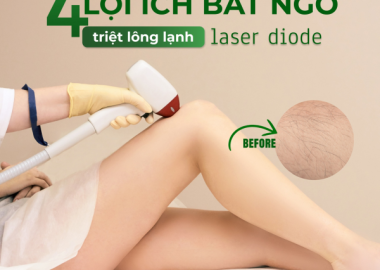 4 LỢI ÍCH BẤT NGỜ CỦA TRIỆT LÔNG LẠNH LASER DIODE